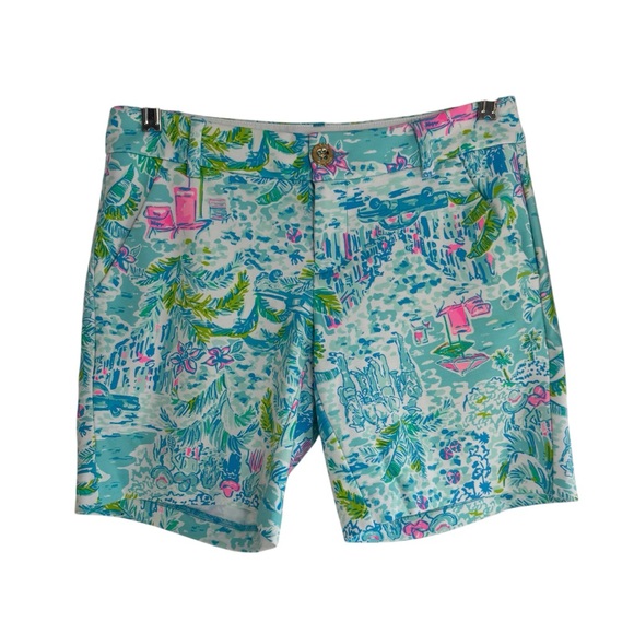 LILLY PULITZER Tropical Print Shorts Size 00 — STUNNING LILLY PRINT!!! - Picture 1 of 7